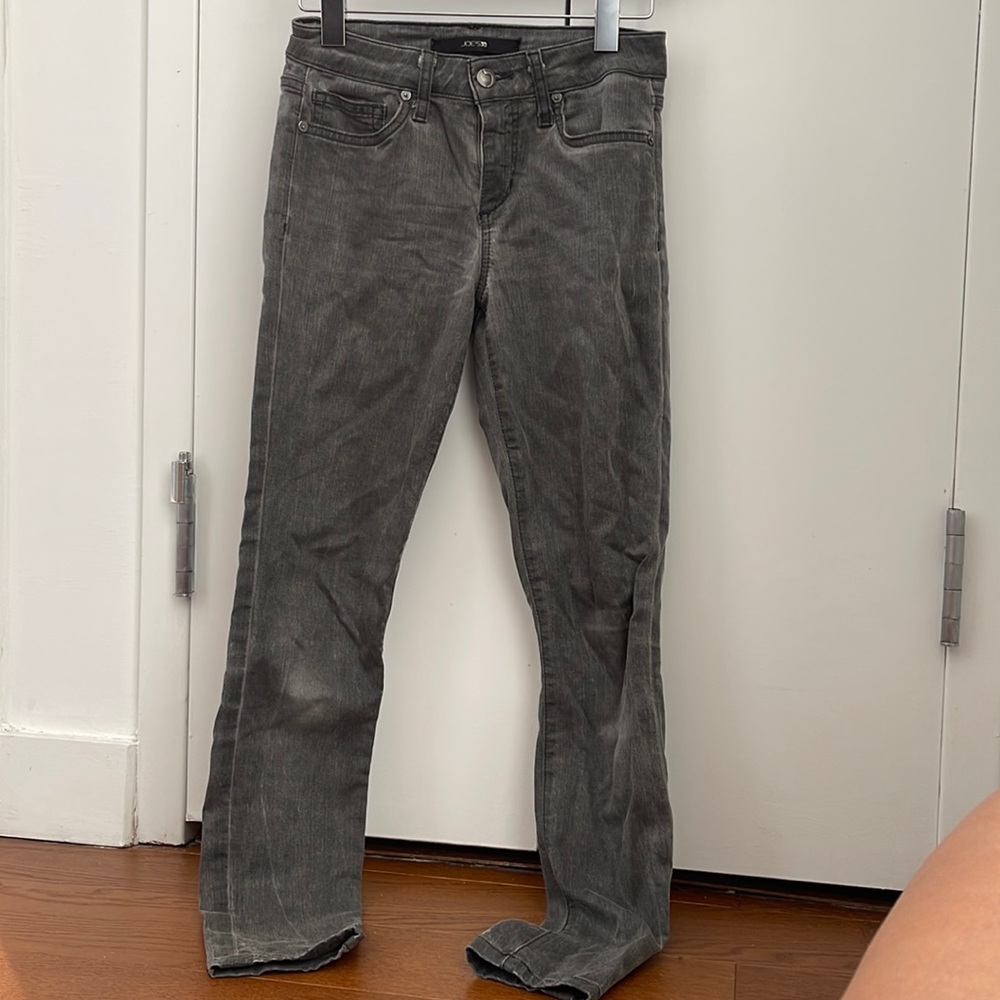 Joe’s Jeans Size 24 Skinny Ankle, Washed Gray